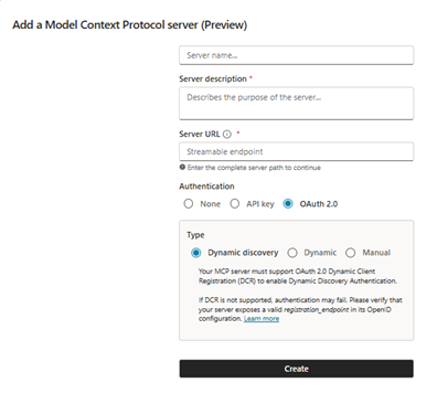 Microsoft’s OAuth Dynamic discovery configuration